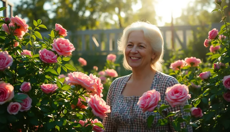 Rosiers en pleine santé avec des fleurs éclatantes