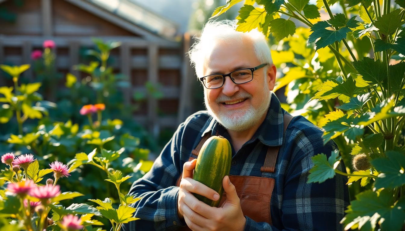 Gros plan sur des courgettes mûres dans un jardin potager en fin de saison