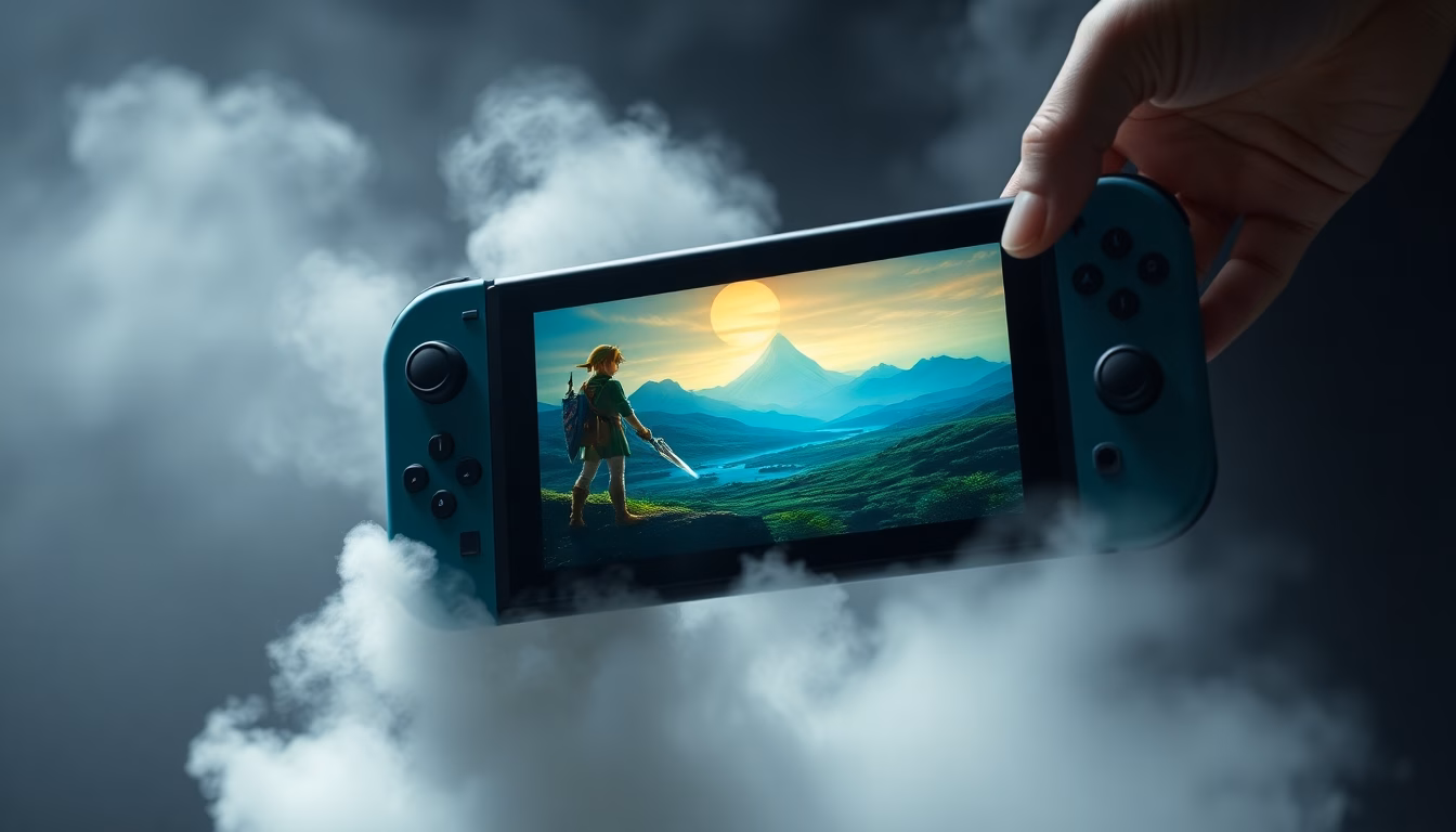 console Nintendo Switch 2 futuriste