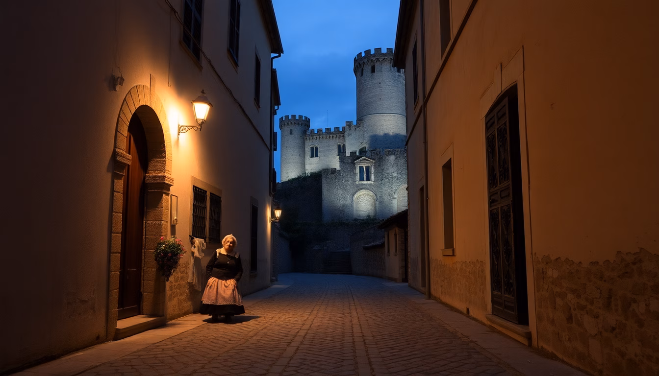 ruelle médiévale Mussomeli Sicile
