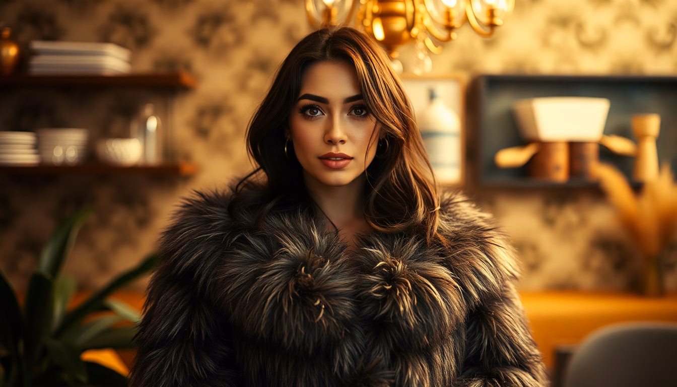 Maeva Ghennam dans une tenue tendance